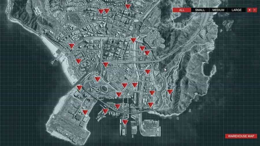 Grand Theft Auto Online Warehouses Guide - Cheapest Large Warehouses & Locations